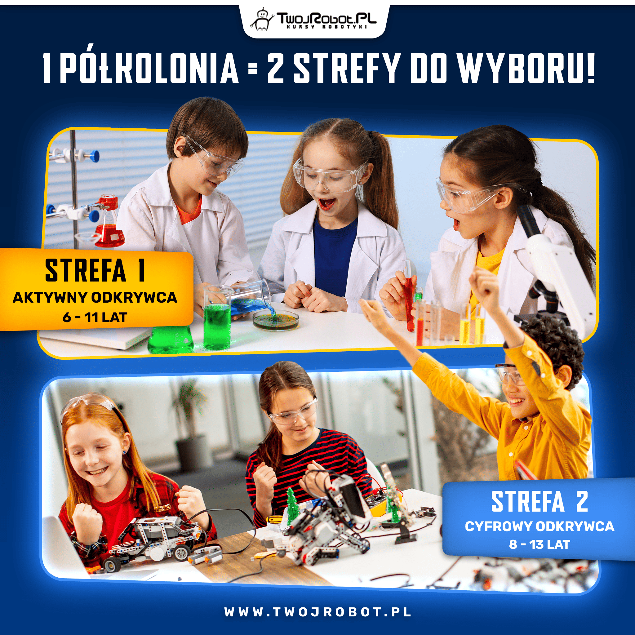 Plakat ogólny półkolonii