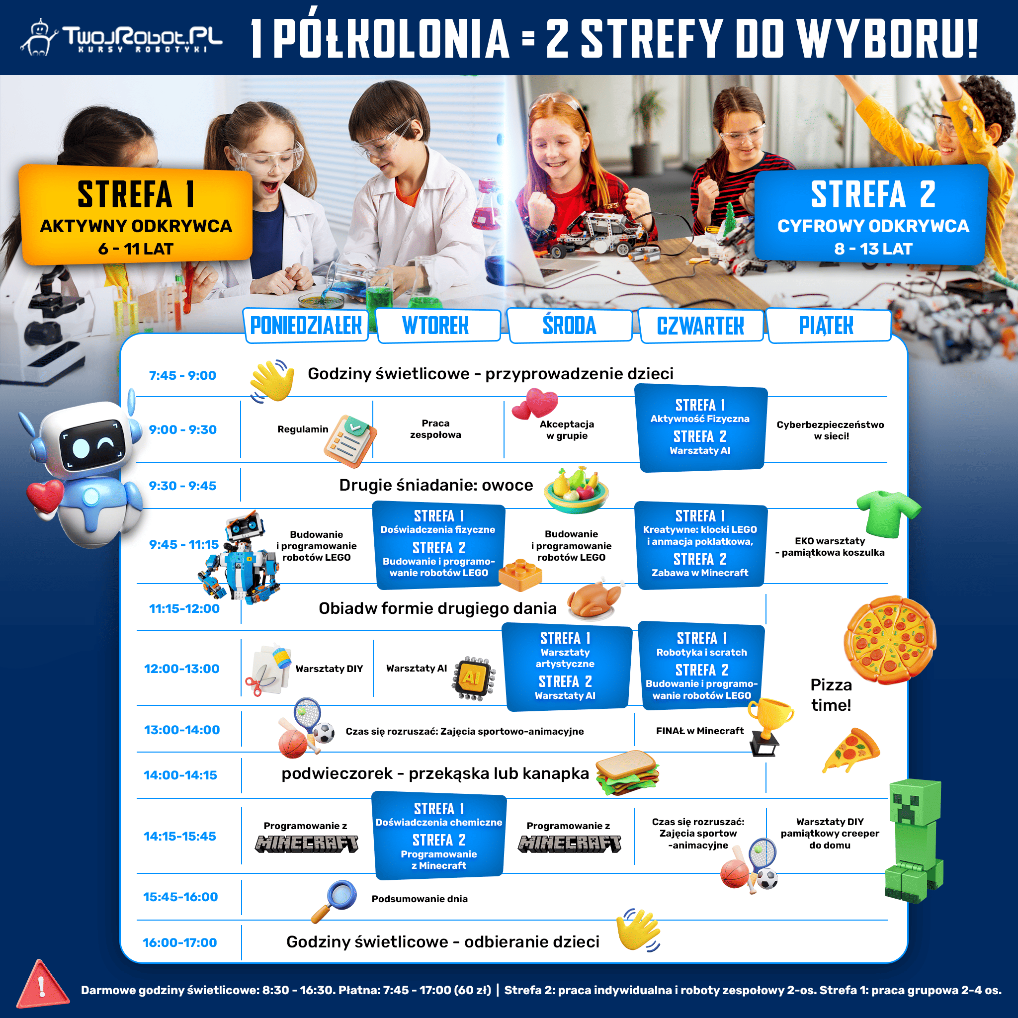 Główny plan półkolonii